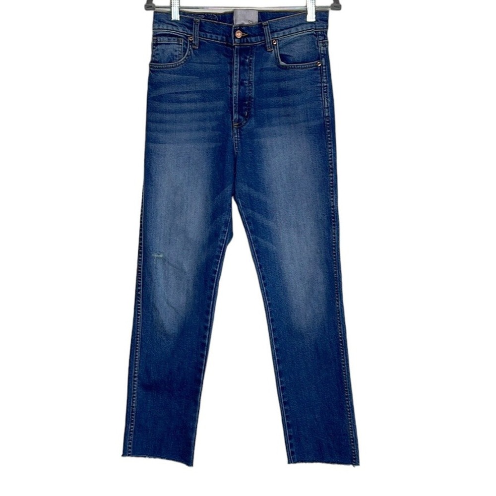 Revice High Rise Button Fly Raw Hem Jeans Size 31